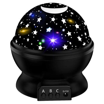 Camhalbray Rotatable Star Night Light for Kids